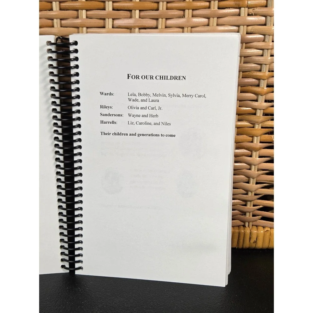 The Melvin Girls Recipes and Reminiscences 1999 Cookbook Signed North Carolina